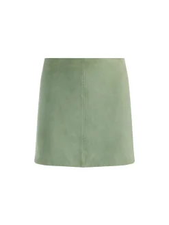Alice and Olivia RILEY SUEDE MINI SKIRT
