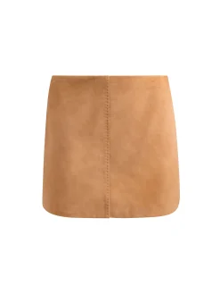 Alice and Olivia RILEY SUEDE MINI SKIRT
