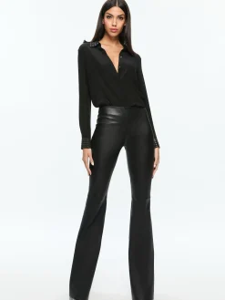 Alice and Olivia RMP LEATHER PANT