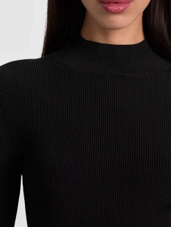 Alice and Olivia ROBERTA RIBBED TURTLENECK