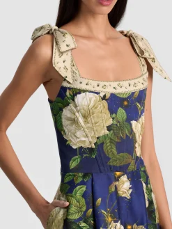 Alice and Olivia ROSALEE MIDI DRESS