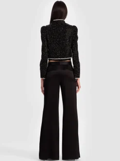 Alice and Olivia SHANE WIDE LEG PANT