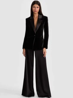 Alice and Olivia SILAS VELVET BLAZER