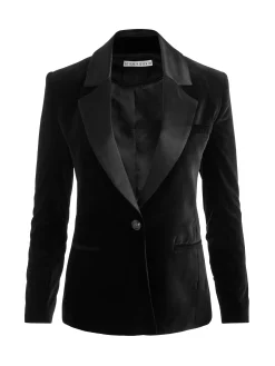 Alice and Olivia SILAS VELVET BLAZER
