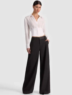 Alice and Olivia STU BAGGY PANT