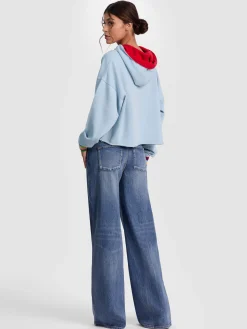 Alice and Olivia SUNNY CROPPED HOODIE