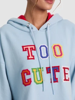 Alice and Olivia SUNNY CROPPED HOODIE