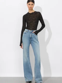 Alice and Olivia TAEYN LACE BODYSUIT