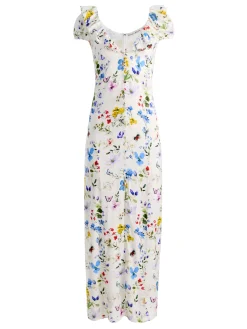 Alice and Olivia TARA MIDI SLIP DRESS