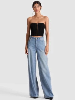 Alice and Olivia TASHA ZIP FRONT CORSET