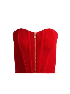 Alice and Olivia TASHA ZIP FRONT CORSET