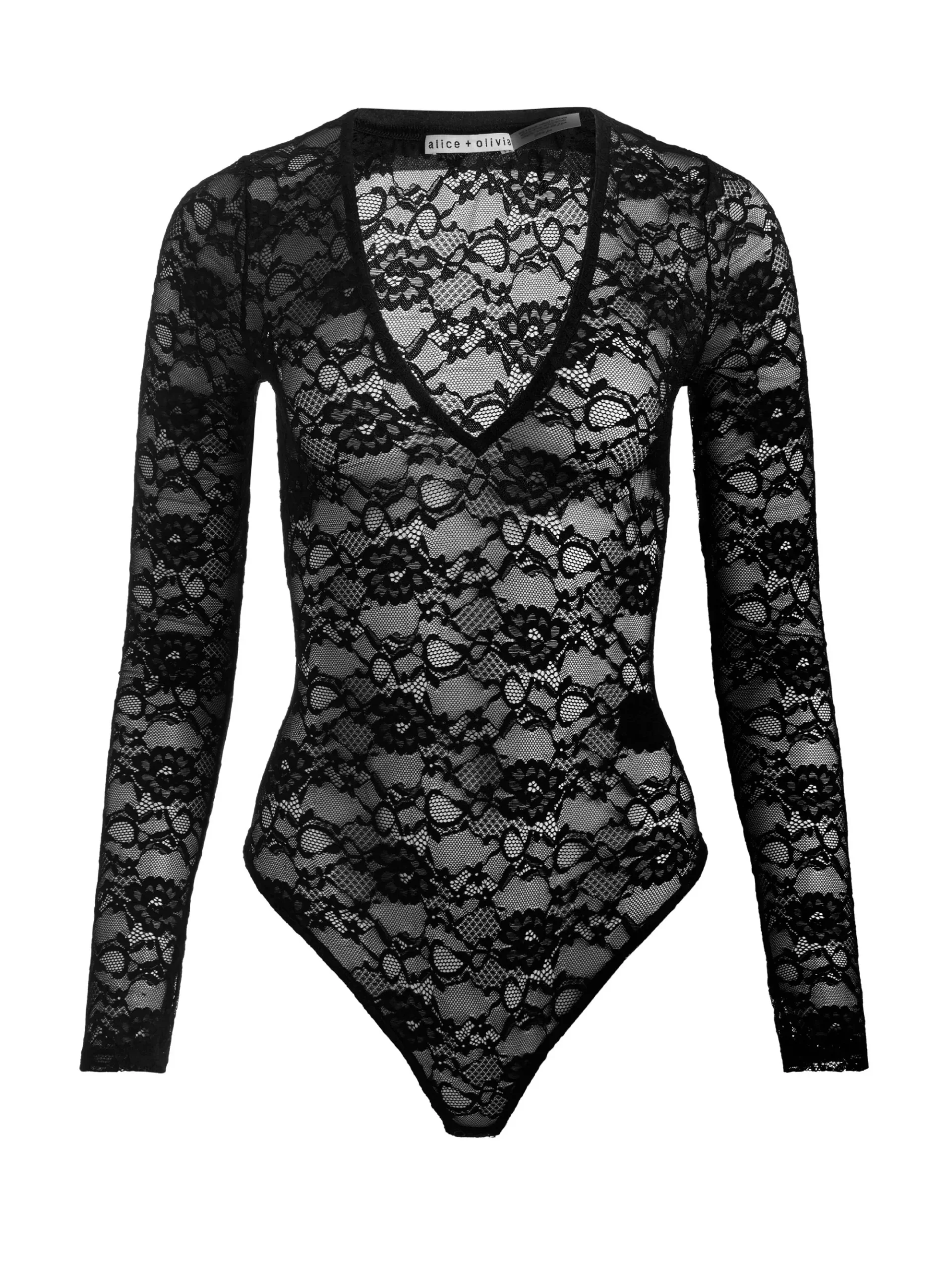 Alice and Olivia TEAGAN LACE BODYSUIT