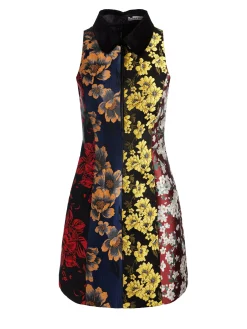 Alice and Olivia VELIA COLLARED MINI DRESS