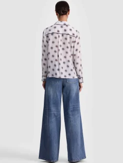 Alice and Olivia WILLA SILK BLOUSE