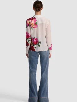 Alice and Olivia WILLA SILK BLOUSE