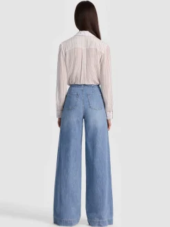 Alice and Olivia WILLA SILK BODYSUIT