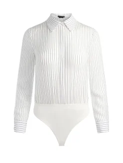 Alice and Olivia WILLA SILK BODYSUIT