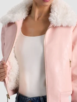 Alice and Olivia WILLARD VEGAN BOMBER