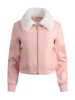 Alice and Olivia WILLARD VEGAN BOMBER