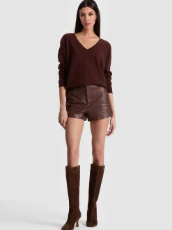 Alice and Olivia WILLIAMS CASHMERE PULLOVER