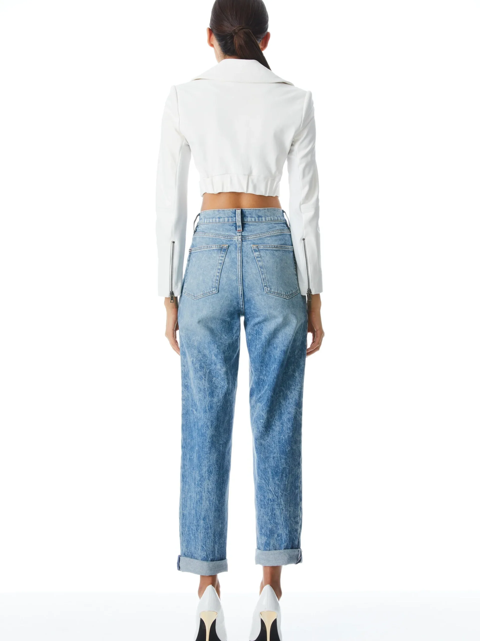 Alice and Olivia YARDLEY VEGAN JACKET